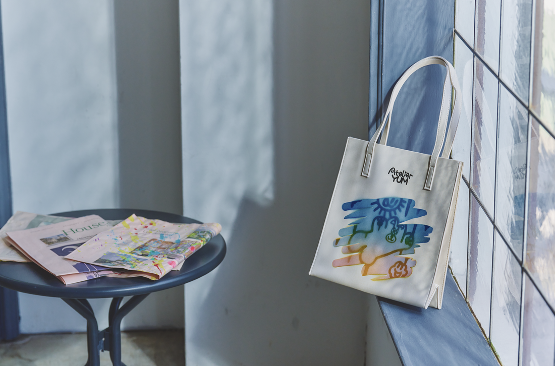 PVC Tote Bag at window