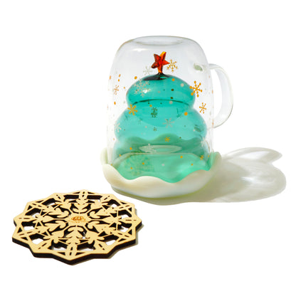 Christmas Glass Mug