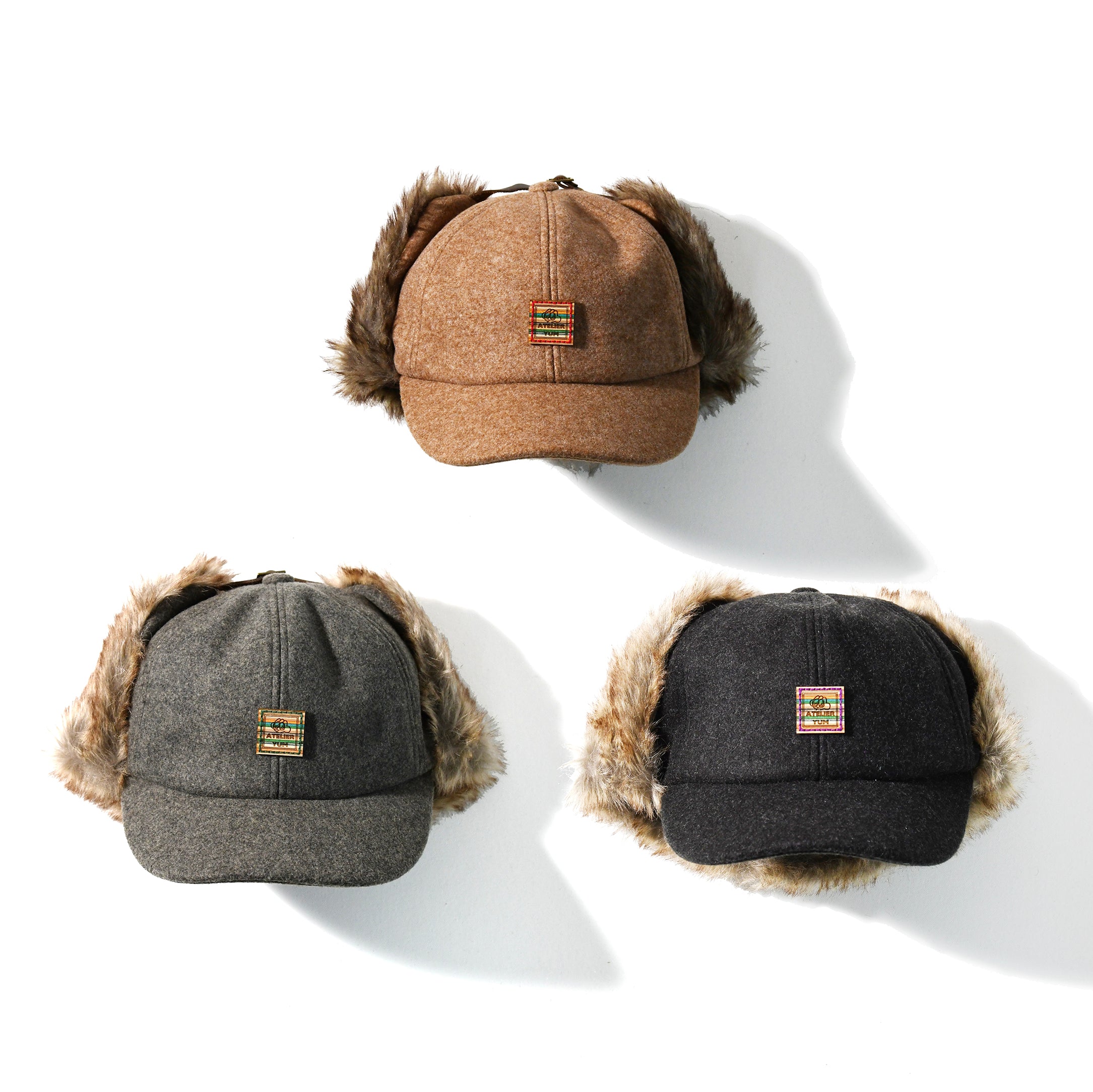 Ear Flap Melton Cap – Atelier Yum