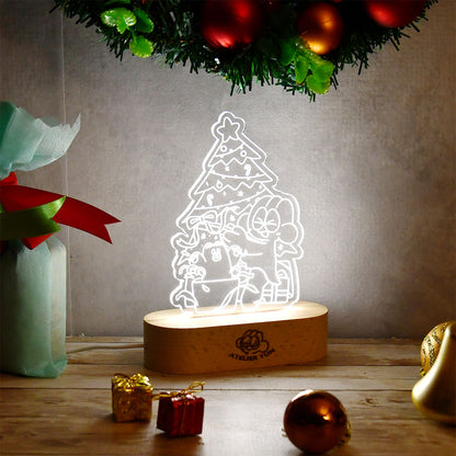 Acrylic Panel Light (Tree / Gift / Light)