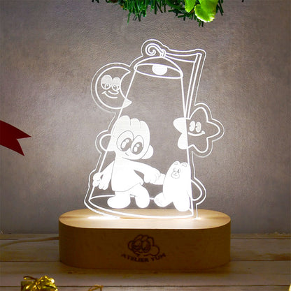 Acrylic Panel Light (Tree / Gift / Light)