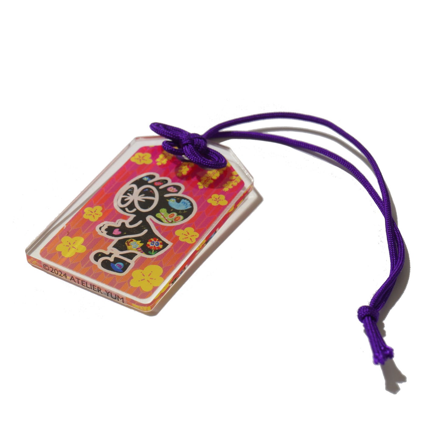 Double-Sided Acrylic Amulet (Family Safety) Blessed by Kanda Myojin  #tag1# #tag2# #tag3# #tag4#