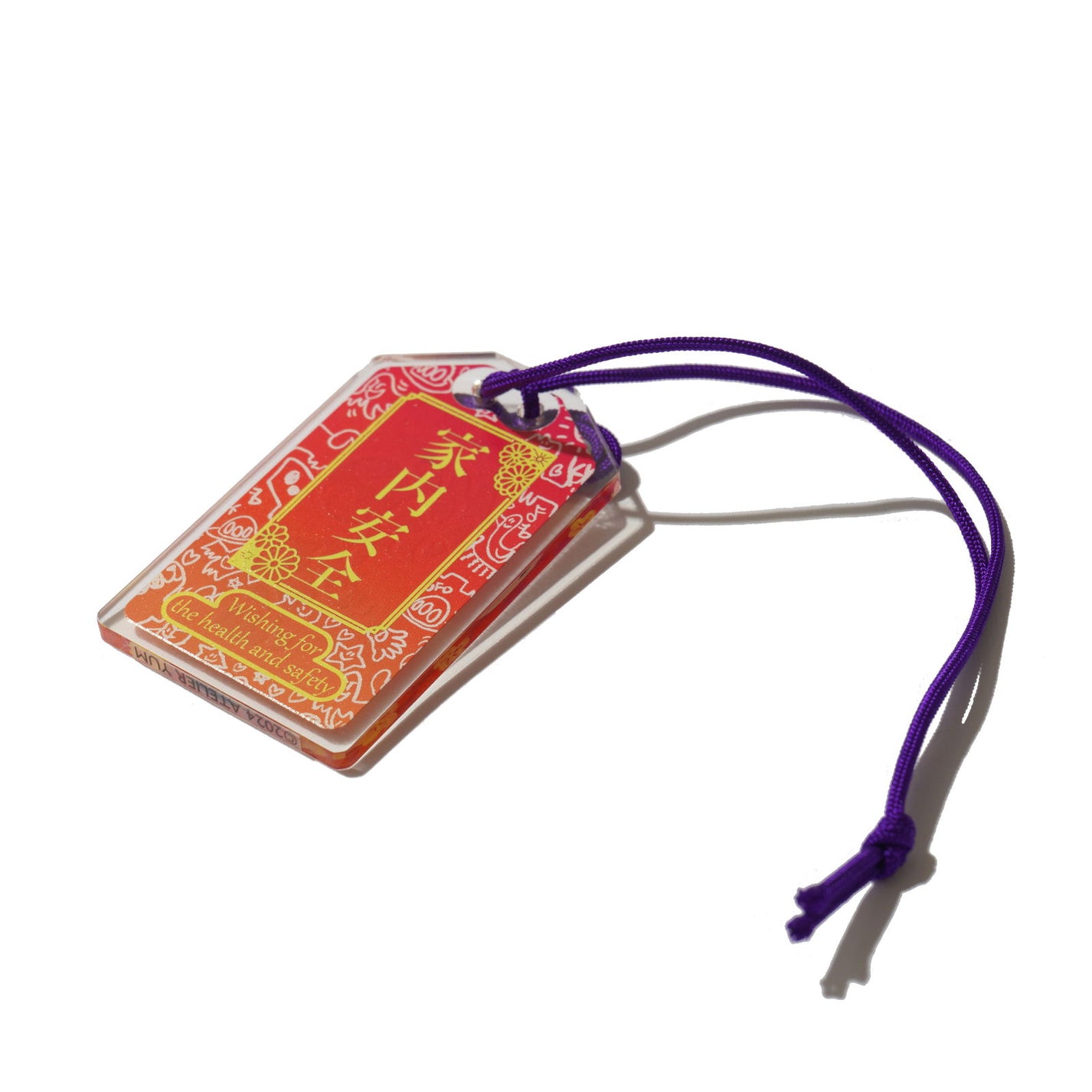 Double-Sided Acrylic Amulet (Family Safety) Blessed by Kanda Myojin  #tag1# #tag2# #tag3# #tag4#