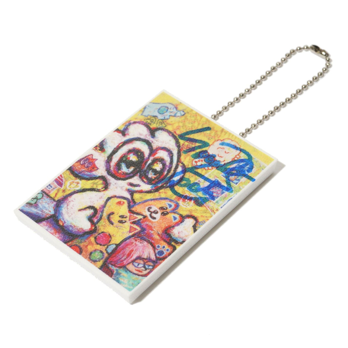 [Grand Opening Special! Limited Edition] Artist-Signed Picture Keychain - Yellow  #tag1# #tag2# #tag3# #tag4#