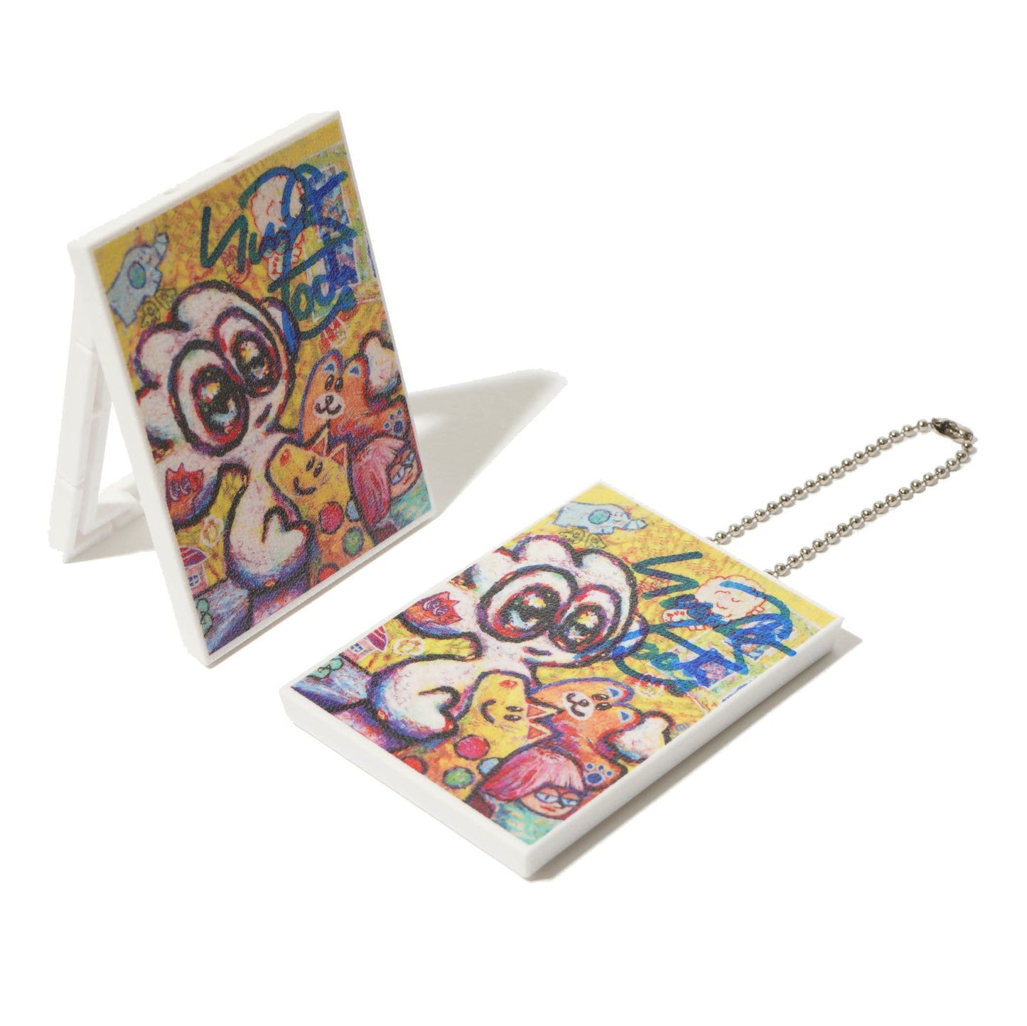 [Grand Opening Special! Limited Edition] Artist-Signed Picture Keychain - Yellow  #tag1# #tag2# #tag3# #tag4#