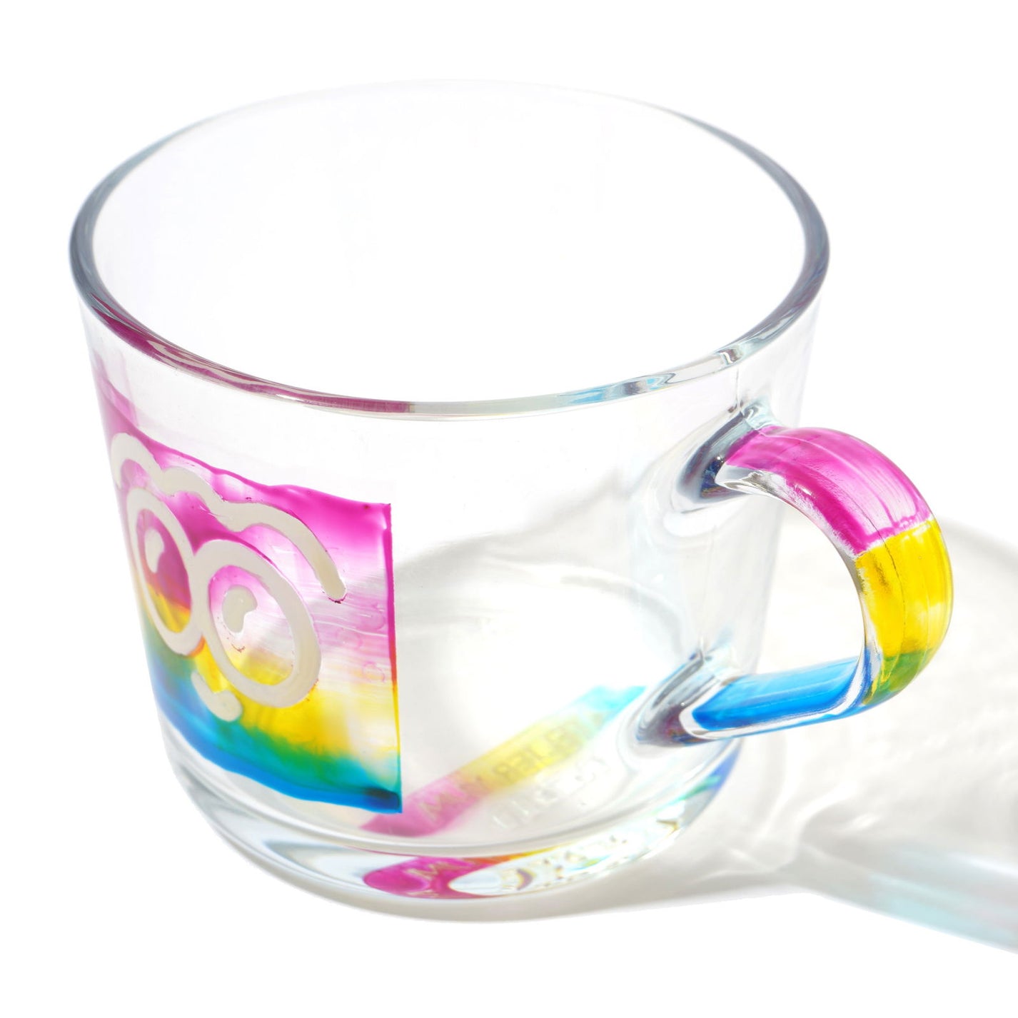Hand-Painted IKEA Glass Cup 36cl  #tag1# #tag2# #tag3# #tag4#