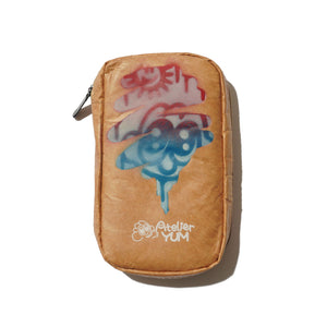 Hand Stenciled Tyvek Utility Pouch (Beige)