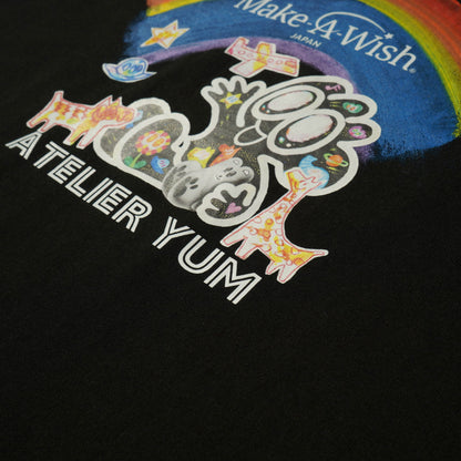 【Make-A-Wish of Japan Collaboration Product】Organic Cotton T-Shirt Rainbow (S/M/L/XL)  #tag1# #tag2# #tag3# #tag4#