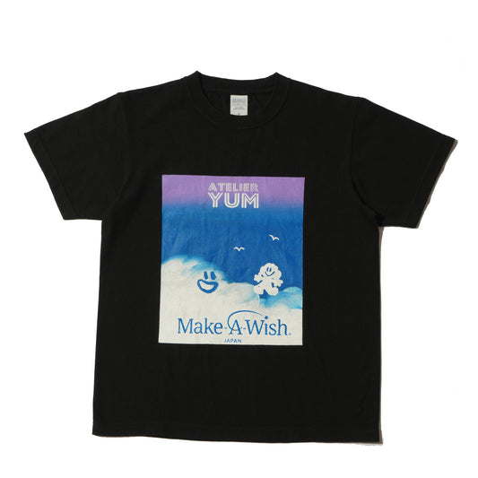 【Make-A-Wish of Japan Collaboration Product】Organic Cotton T-Shirt Sky (S/M/L/XL)  #tag1# #tag2# #tag3# #tag4#