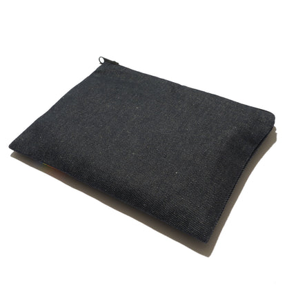 【Make-A-Wish of Japan Collaboration Product】Recycled Denim Pouch Rainbow (M)  #tag1# #tag2# #tag3# #tag4#