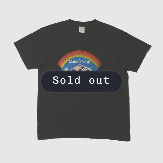 【Make-A-Wish of Japan Collaboration Product】Organic Cotton T-Shirt Rainbow (S/M/L/XL)