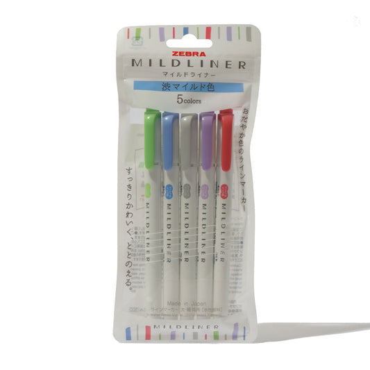 Zebra Mildliner, 5 Colors  #tag1# #tag2# #tag3# #tag4#