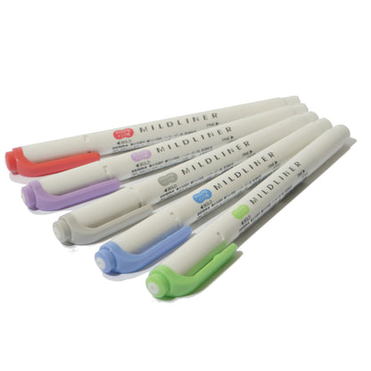 Zebra Mildliner, 5 Colors  #tag1# #tag2# #tag3# #tag4#
